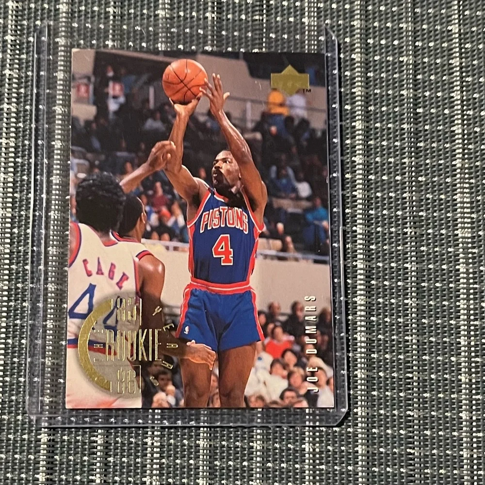 🏀 1995-96 Upper Deck Joe Dumars Rookie RC Basketball Card #139